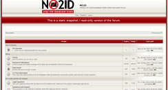 Desktop Screenshot of forum.no2id.net
