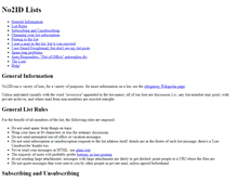 Tablet Screenshot of lists.no2id.net